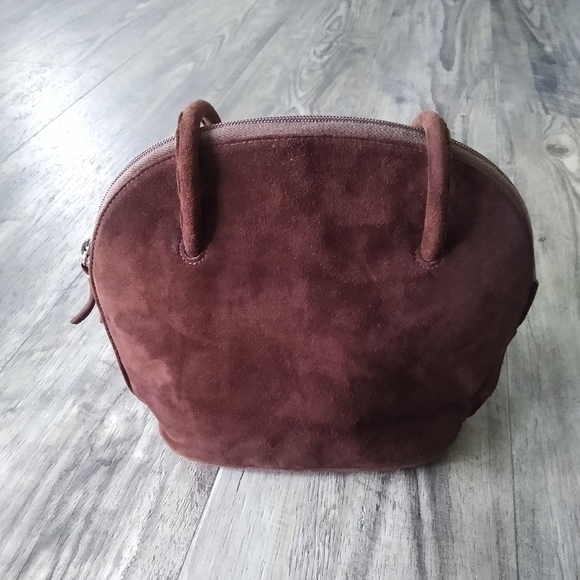 Tod's Handbags - Diego Della Valle Vintage Suede Dome Bag Chocolate Brown Made in Italy